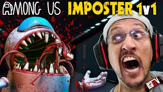 AMONG US but it's TERRIFYING! 1v1 Imposter vs Crewmate Game (FGTeeV Plays IMPOSTER HIDE) screenshot 5