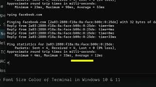 Information How to Test Network Latency & Packet Loss Using ping in Terminal in Windows 11 & 10 Update