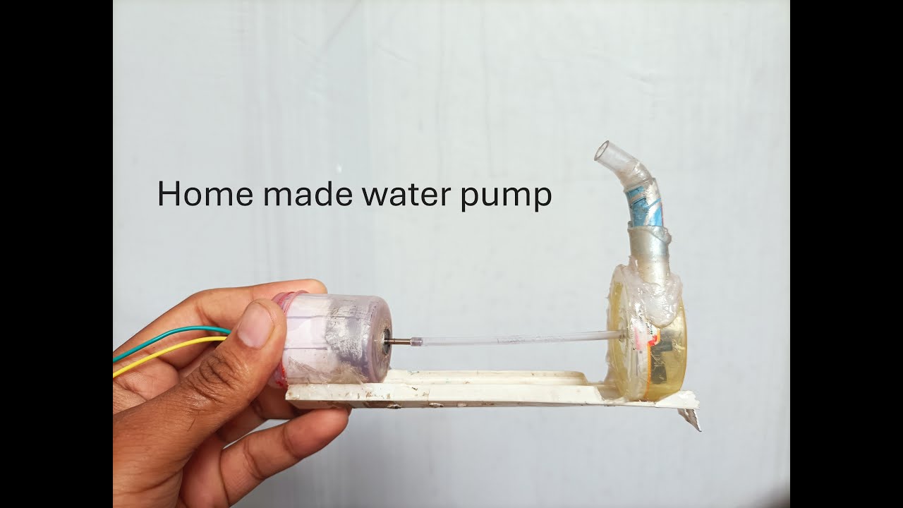 How to Make a Mini Water Pump at Home | Easy DIY Project | how to make ...