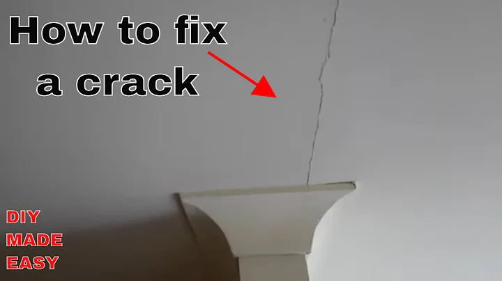 How to fix a crack in a wall or ceiling - DIY - DayDayNews