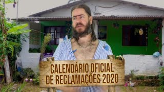 Plantão do Chico: Calendário de Reclamações 2020