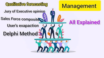 what is qualitative forecasting/jury of Executive opinion/sales Force composite/Delphi Method/user
