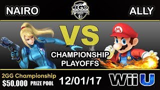 2GGC - NRG | Nairo (Zero Suit) Vs. C9 | Ally (Mario) Championship Playoffs