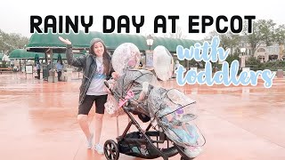 Rainy Day at Epcot with Toddlers | Epcot without Genie+