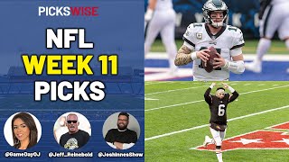 WEEK 11 NFL PICKS AND PREDICTIONS AGAINST THE SPREAD | NFL BETTING ODDS, BEST BETS + UNDERDOG PICKS