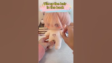 Today I will teach you how to cut bangs for your cotton dolls