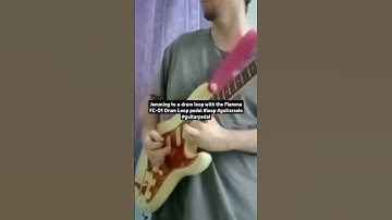 quick jam using Flamma FC-01 Drum Loop pedal