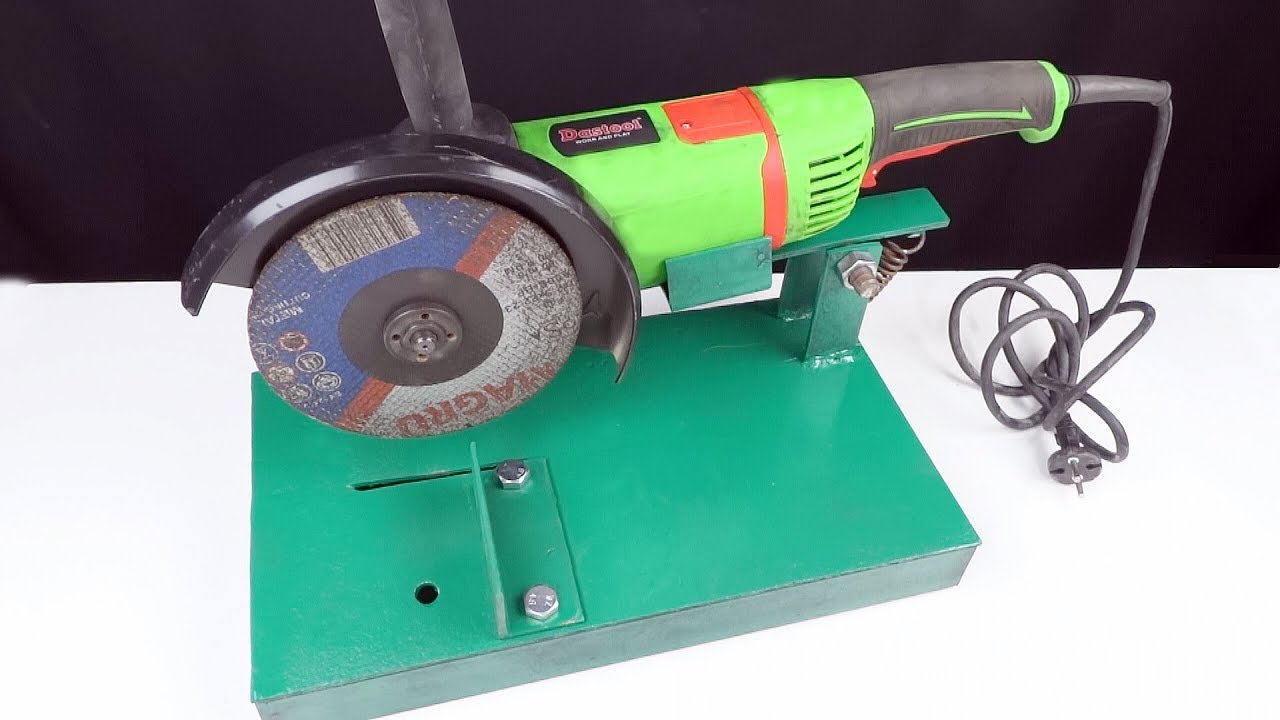Homemade Angle Grinder Stand /// Angle Grinder Support.. YouTube