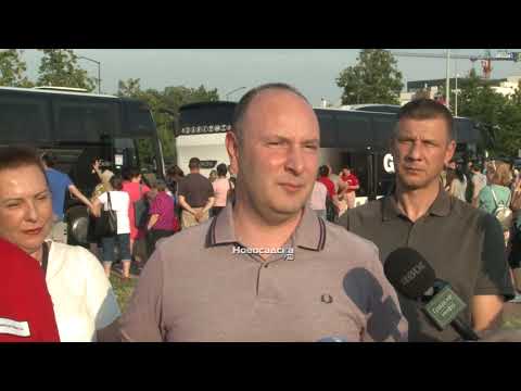 Gradonačelnik ispratio decu na letovanje u Baošiće