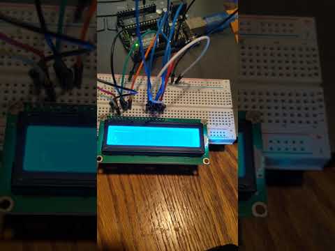 project1 - lcd morse code
