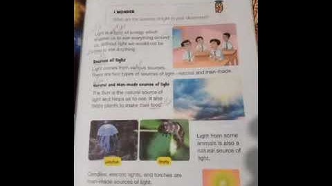 Class 2 Science Unit 7 What are  the Sources of Light in your Classroom?