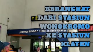 BERANGKAT DARI STASIUN WONOKROMO❗TERNYATA PENUMPANG DI DALAM KERETA CUKUP PADAT ..