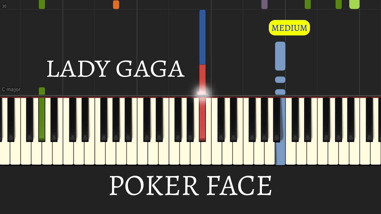 Lady GaGa - Poker Face - medium level - YouTube