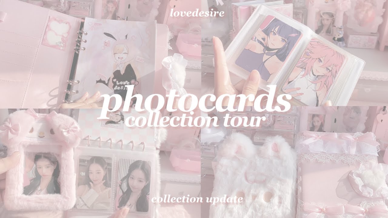 photocards collection tour ੈ✩‧₊˚ | collect book, binder tour ! 🎀🎧