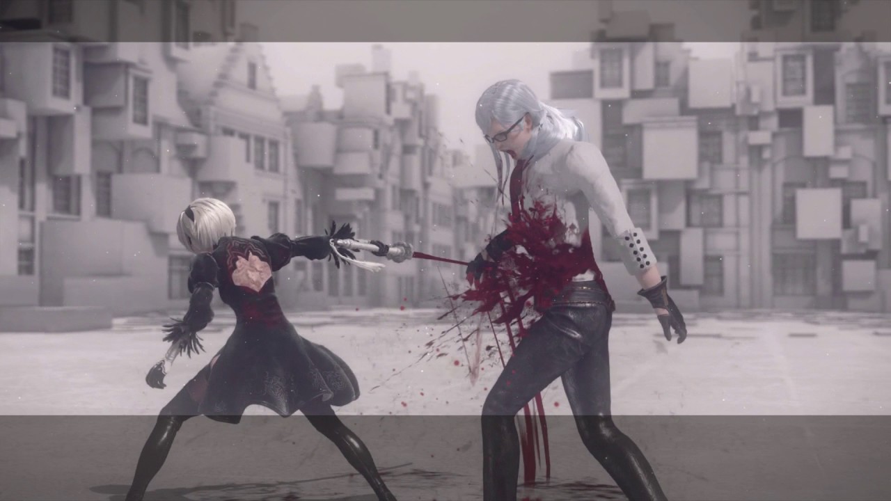 Nier: Automata Route B - Bunker, Factory: 2B Kills Adam & Helps 9S