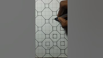 Square patterns  | square box drawing #shorts #shortvideo #viral