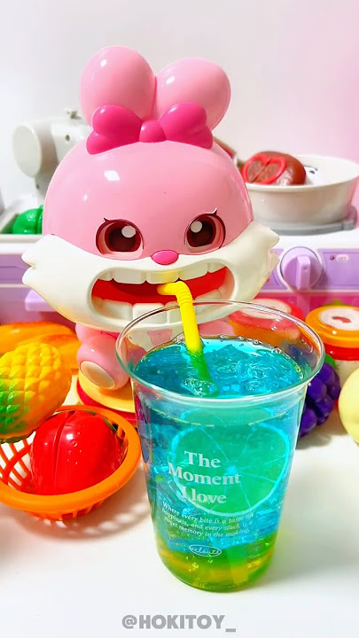 Satisfying ASMR ; Making Miniature Blue Lemonade🍋💙 #toys #asmr #satisfying