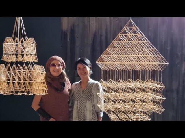 ヒンメリのハーモニー　　 エイヤ　コスキ フィンランドでEija Koskiさんにヒンメリをご指導いただきました