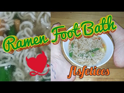 Ramen Noodle Foot bath