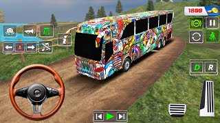 Bus Games 2025 : New OffRoad Coach Bus Realistic Driving 3D : Coach Bus Simulator : Android Gameplay screenshot 4