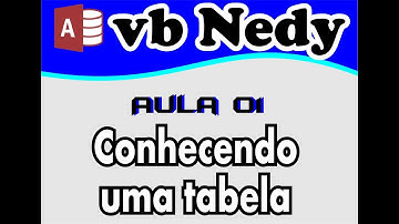 #AULA-01 - VBA para ACCESS (Criando um Sistema em Access)