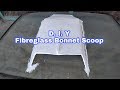 DIY fibreglass car bonnet scoop || Universal car bonnet scoop part 1