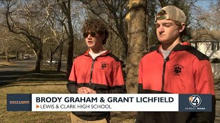 Student save coach's life