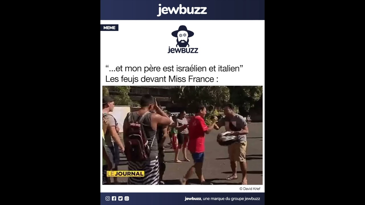jewbuzz - " ... et mon père est israélien " Les feujs devant Miss France