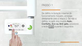 7. Tutorial Controlo Tec. Definição Da Temperatura De Desligar O Modo Boost. Radiadores Zeta Series