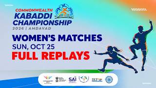 Full LIVE: Commonwealth Kabaddi Championship 2026 | Women's Fixtures | #KabaddiChampionship2026 | #CWKC Update