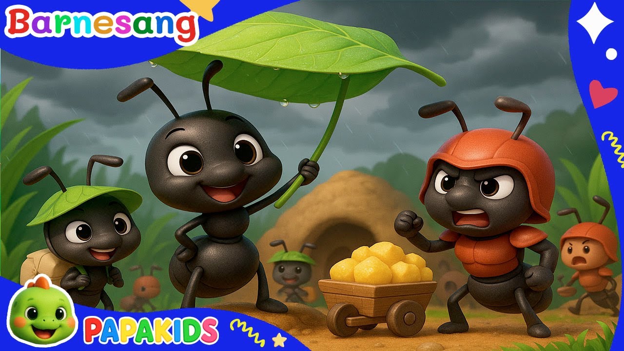 Den Lille Mauren 🐜 | Populære Barnesanger | Fargerik 3D Tegnefilm for Barn