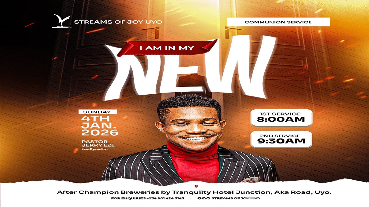 I AM IN MY NEW || SUNDAY SERVICE || 4TH JANUARY 2026