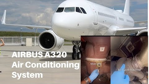 How an Airbus A320 Air Conditioning System Coollng Pack is connected to its Air Mixer Unit