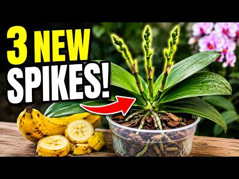 Just Put This Under Your Orchid — New Flower Spikes Start Appearing Everywhere