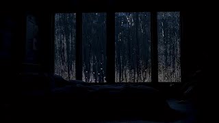 Calm Your Mind with Dark Rain Bliss: A Night of Rainy Serenity