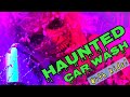 HAUNTED CAR WASH with kids in Medina, Ohio at the Rainforest Car Wash!