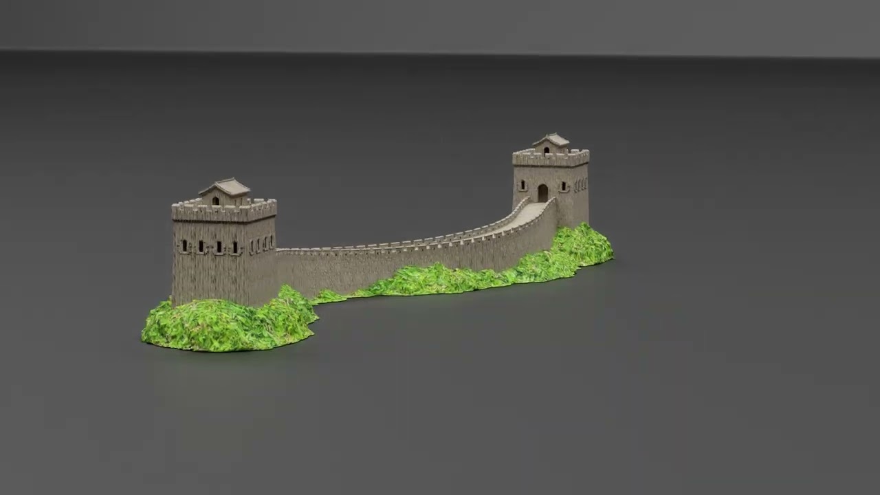 Great Wall of China 3D Model | AR World Map