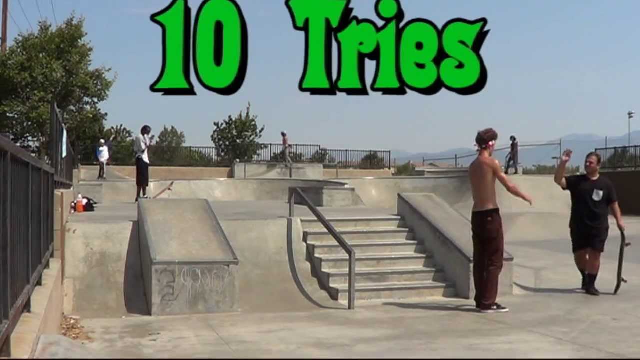 Bryan Sosack 10 tries for a Slurpee