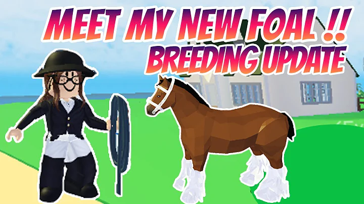ROBLOX HORSE VALLEY BREEDING...MEET MY NEW FOAL!!