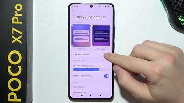 POCO X7 Pro: Turn On Dark Mode