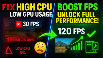 Fix High CPU Usage & Low GPU Usage | Boost FPS & Unlock Full Performance (2025 Guide)