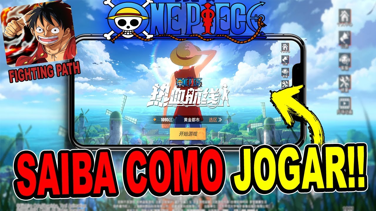 COMO BAIXAR E LOGAR NO NOVO JOGO MMORPG INCRÍVEL DE ONE PIECE