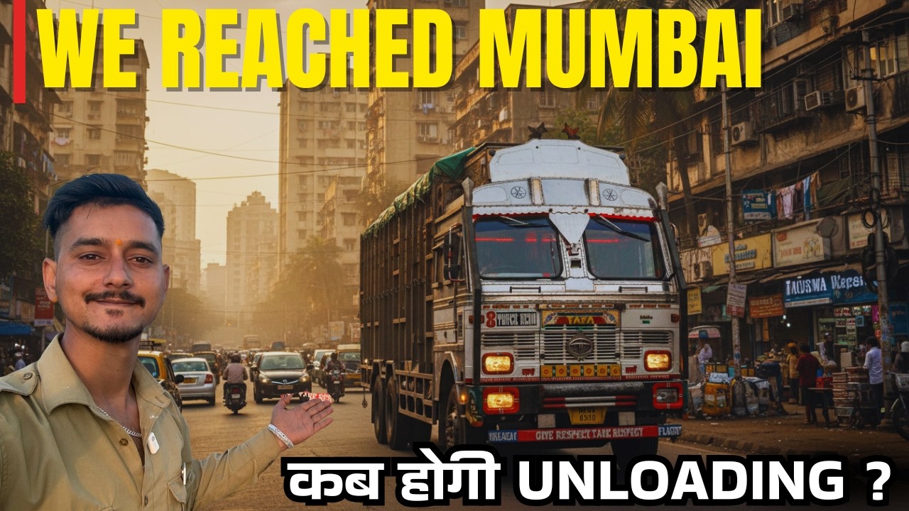 Finally Mumbai Pahunche 🚛 | Long Highway Journey Complete