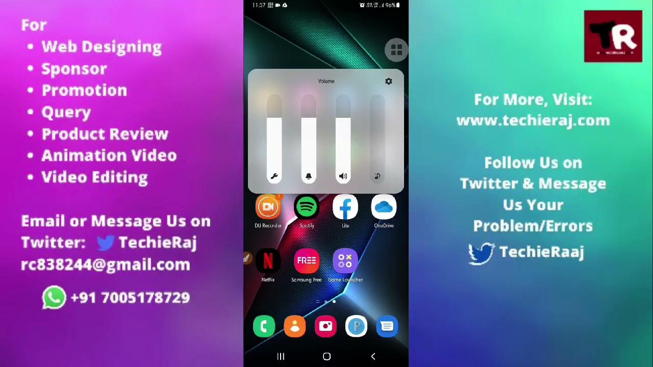 Samsung S8 Incoming Call Volume Low 