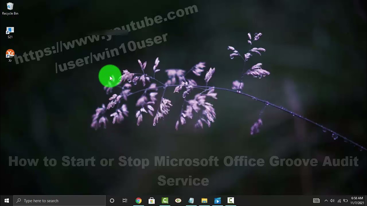 Windows 10 Home : How to Start or Stop Microsoft Office Groove Audit Service