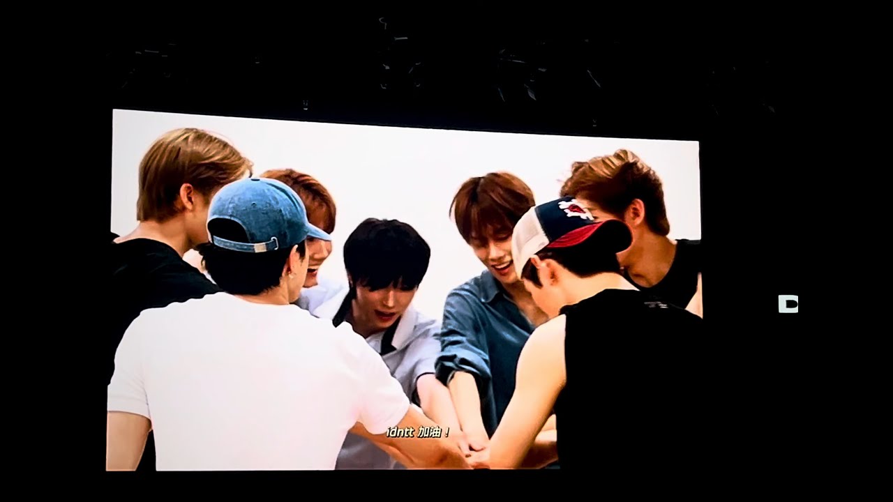 250928 idntt Practice Behind VCR 台北場練習花絮 + 中文手寫信 | idntt Debut Showcase in Taipei