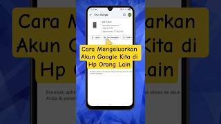Cara Mengeluarkan Akun Google Kita di Hp Orang Lain #logoutakungoogle #keluarakungoogle #logoutemail
