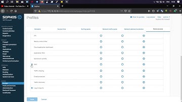 Review Device Access - Sophos XG Firewall