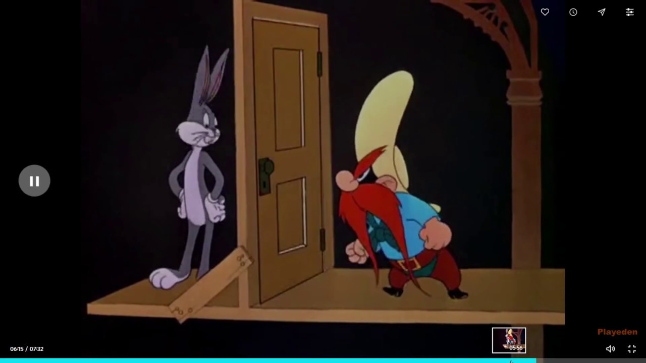 Then popular music reference from 'High Diving Hare' (1949) YouTube