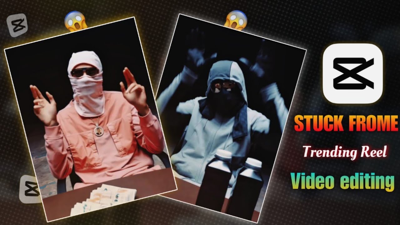 TRENDING STUCK FRAME reels editing Capcut video editing Stuck Frame